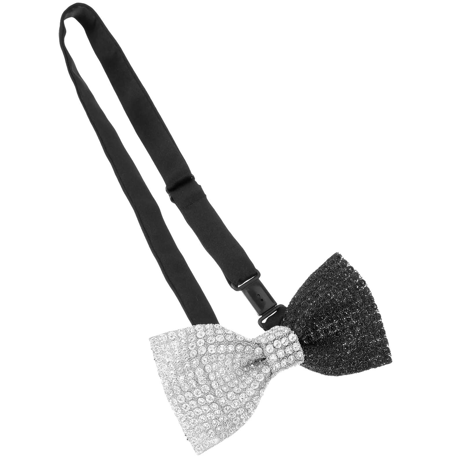 Rhinestone Bow Tie for Men Wedding Banquet Party Pre Tied Bowtie Black White Glitter Silk Luxury Not Fade Comfortable
Rhinestone Bow Tie for Men Wedding Banquet Party Pre Tied Bowtie Black White Glitter Silk Luxury Not Fade Comfortable