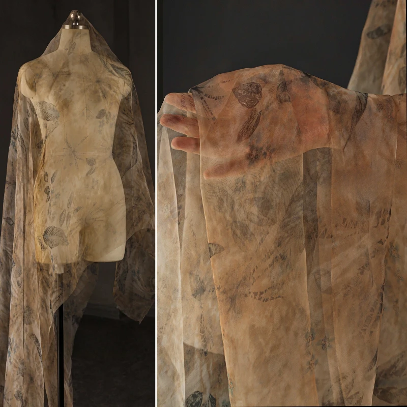 Sunflower Big Leaf Pattern Tie Dye High Density Yarn Fabric Literary Retro Skirt Grass and Wood Dye Clothing Design Fabric
Sunflower Big Leaf Pattern Tie Dye High Density Yarn Fabric Literary Retro Skirt Grass and Wood Dye Clothing Design Fabric