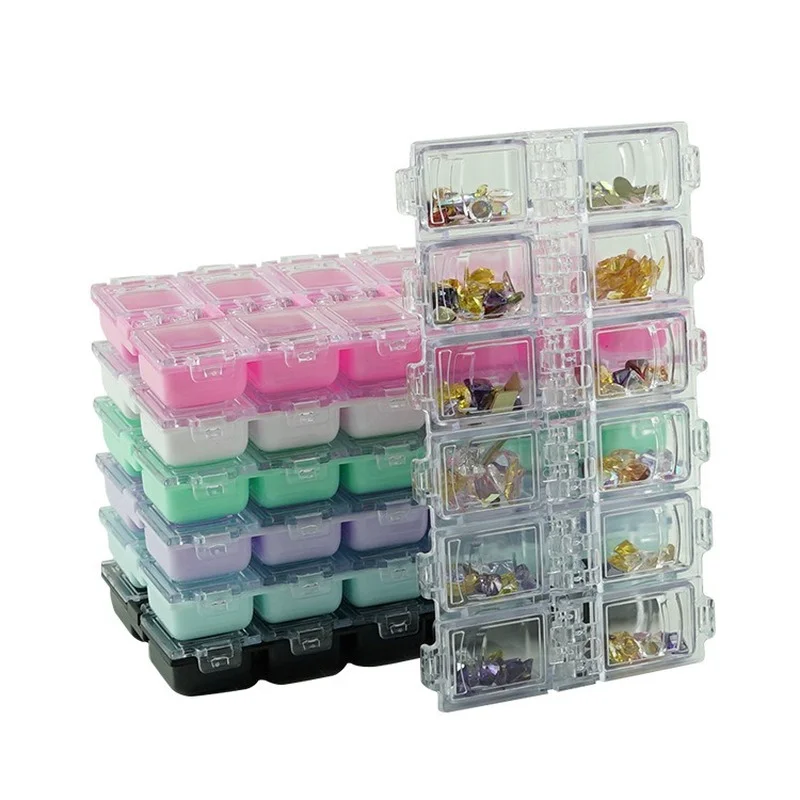 12 Grids Plastic Empty Storage Box Nail Accessories Manicure Colorful Jewelry Beads Display Container Case Organizer Holder Tool
12 Grids Plastic Empty Storage Box Nail Accessories Manicure Colorful Jewelry Beads Display Container Case Organizer Holder Tool