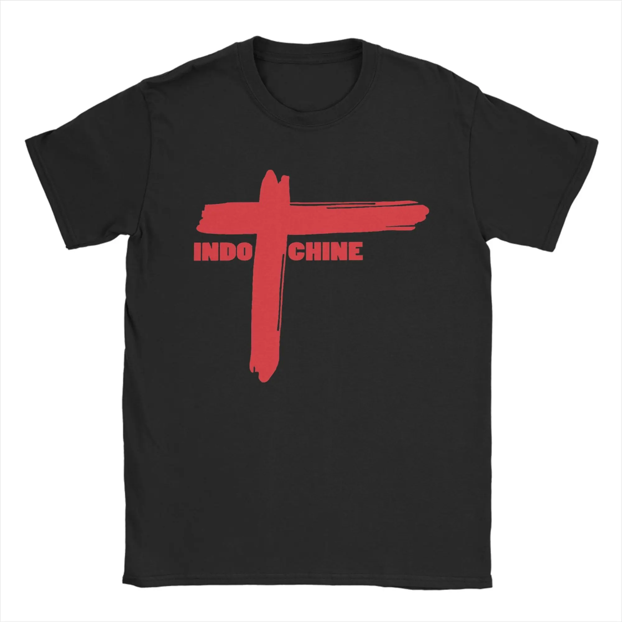 Indochine T Shirts Men Cotton Vintage T-Shirt Crew Neck Tee Shirt Short Sleeve Clothes Original 
Indochine T Shirts Men Cotton Vintage T-Shirt Crew Neck Tee Shirt Short Sleeve Clothes Original