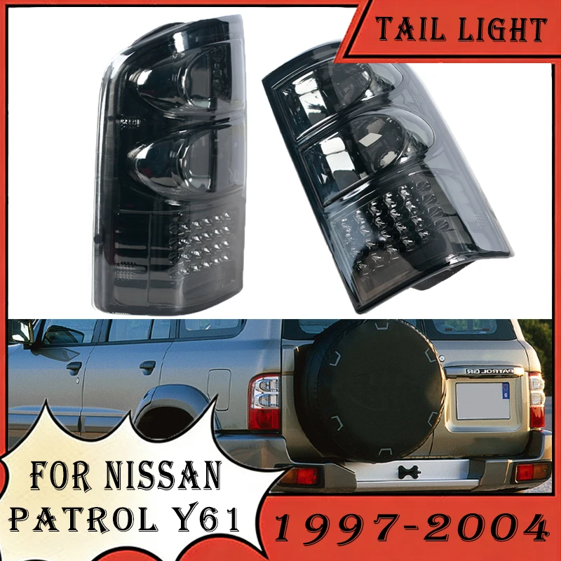 Задний фонарь бампера для Nissan Patrol Y61 1997-2004, стоп-сигнал, сигнальная лампа без лампочек
Задний фонарь бампера для Nissan Patrol Y61 1997-2004, стоп-сигнал, сигнальная лампа без лампочек