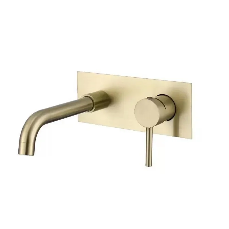 Bathroom Faucet Wall Mounted Mixer Sink Tap Dual Control Single Handle Faucet Solid Brass Rose Gold Tap Hot And Cold Water
Bathroom Faucet Wall Mounted Mixer Sink Tap Dual Control Single Handle Faucet Solid Brass Rose Gold Tap Hot And Cold Water