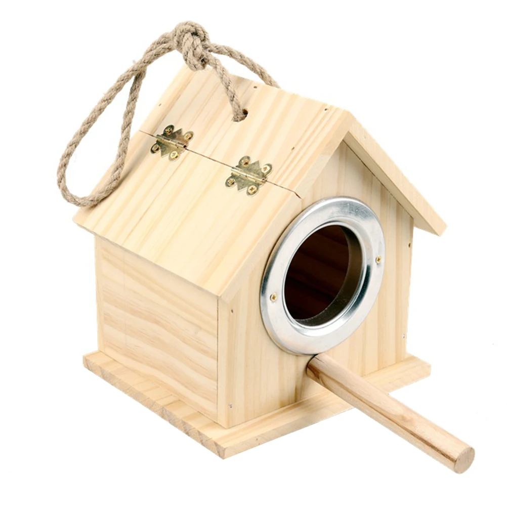 Wooden Bird Box Durable Parrot Breeding Cage Accessory Large Bird Breeding Box Size Supplies
Wooden Bird Box Durable Parrot Breeding Cage Accessory Large Bird Breeding Box Size Supplies