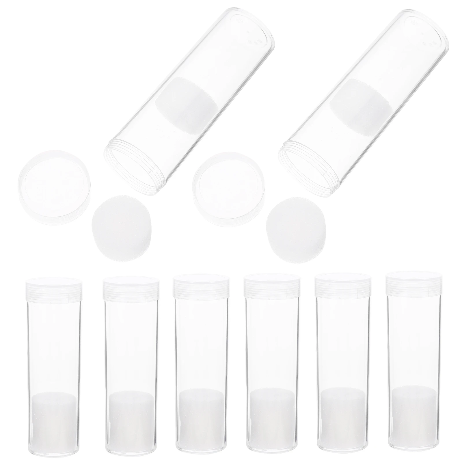 10 Pcs Coin Storage Box 31mm Hard Plastic Tubes Protective Case for Coins Collection Supplies Clear Round Holders
10 Pcs Coin Storage Box 31mm Hard Plastic Tubes Protective Case for Coins Collection Supplies Clear Round Holders