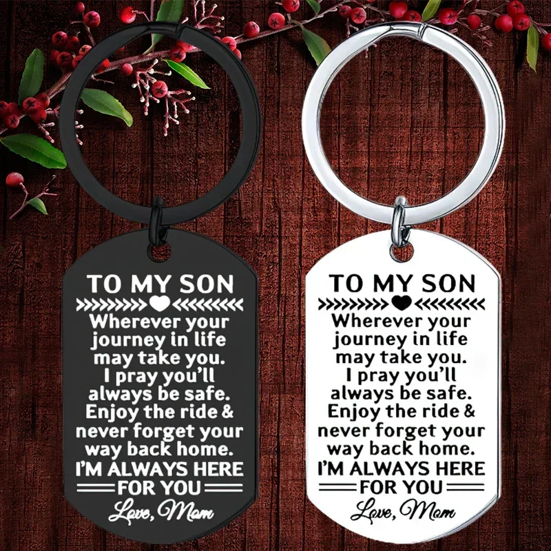 Charm To My Son Love Gifts Keychain Pendant Enjoy The Ride, Graduation Christmas Gifts Key Chain Keyring
Charm To My Son Love Gifts Keychain Pendant Enjoy The Ride, Graduation Christmas Gifts Key Chain Keyring