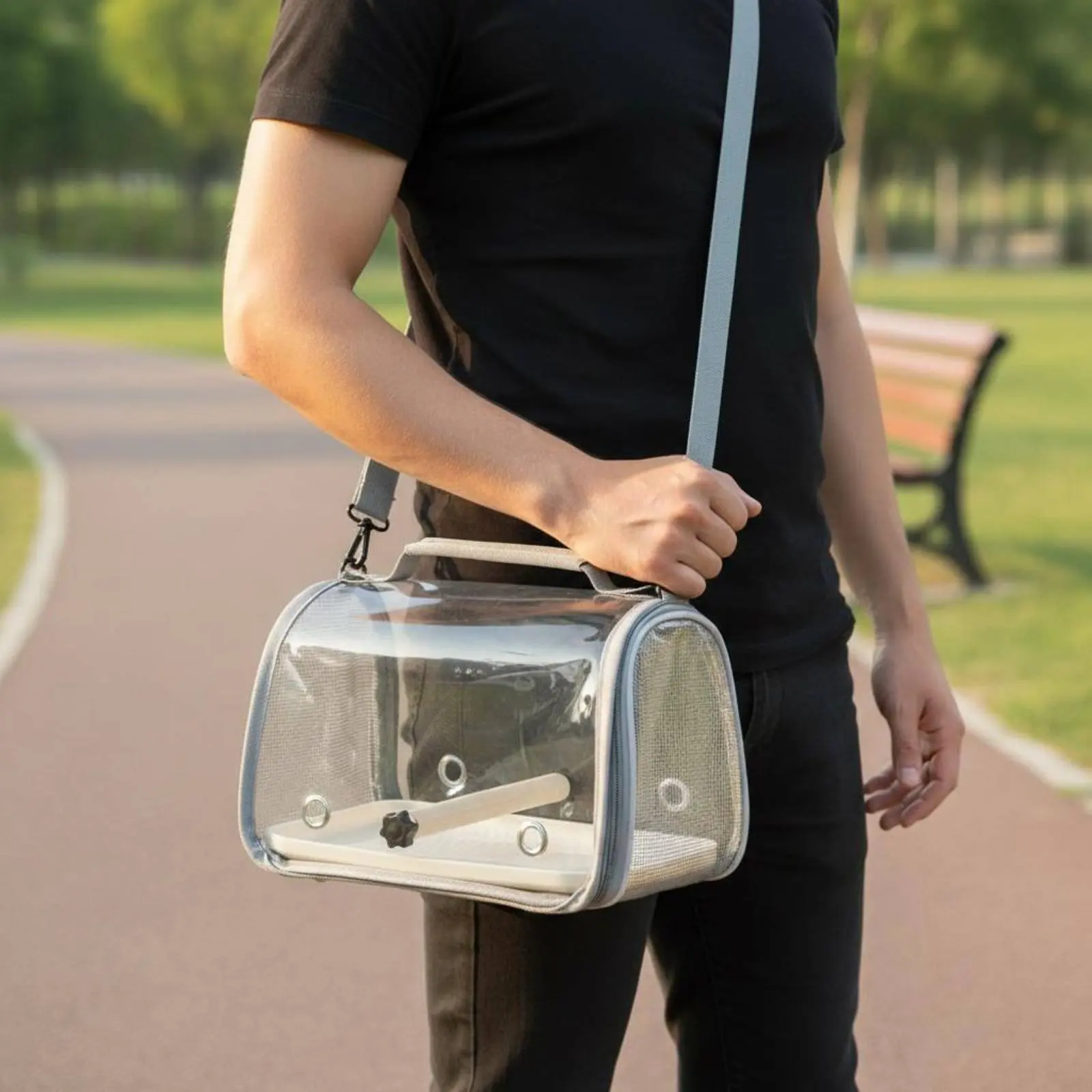 Portable Bird Backpack Lightweight Mesh Bird Carrier Avian Carrier Pack Ventilated
Portable Bird Backpack Lightweight Mesh Bird Carrier Avian Carrier Pack Ventilated