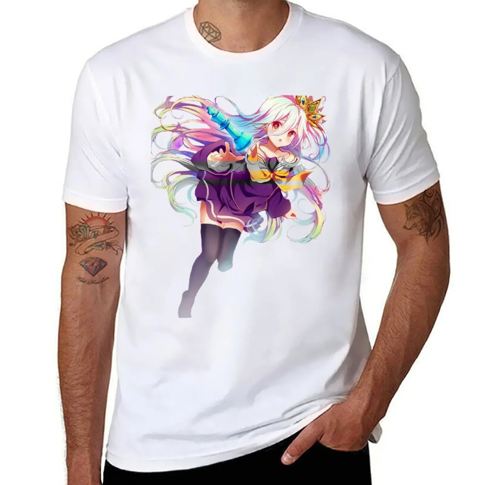 No Game No Life - Shiro T-Shirt t shirt custom print t shirts for man graphic tees men t shirt cotton 100% T-Shirt
No Game No Life - Shiro T-Shirt t shirt custom print t shirts for man graphic tees men t shirt cotton 100% T-Shirt