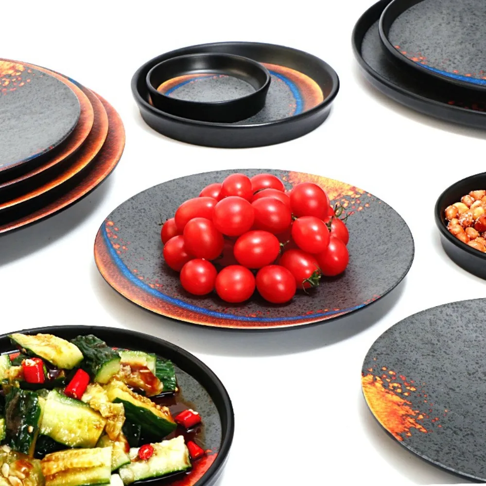 Creative Melamine Western Steak Plate Exquisite Portable Meat Plate Imitation Porcelain Round Shallow Dish Hotel
Creative Melamine Western Steak Plate Exquisite Portable Meat Plate Imitation Porcelain Round Shallow Dish Hotel