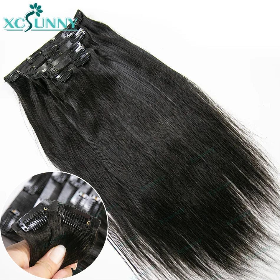 PU Clip In Hair Extensions Human Hair Full Head Silky Straight Skin Weft Burmese Weft Clip In Hair Straight For Black Women
PU Clip In Hair Extensions Human Hair Full Head Silky Straight Skin Weft Burmese Weft Clip In Hair Straight For Black Women