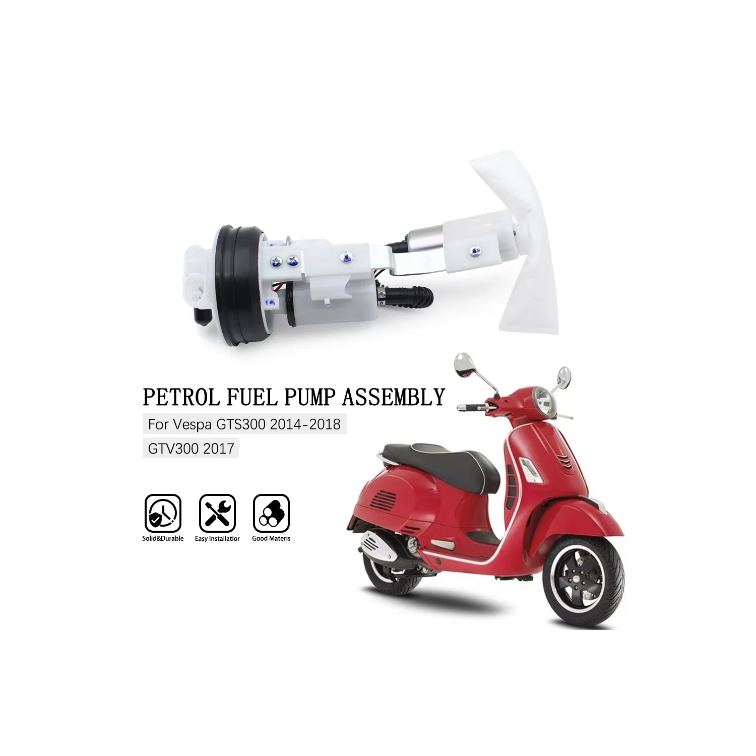 For GTS Motorcycle Electric Fuel Pump For Vespa Super GTS 300 2014 2018 IE 2015 Super Sport 2016 2017 Touring ABS
For GTS Motorcycle Electric Fuel Pump For Vespa Super GTS 300 2014 2018 IE 2015 Super Sport 2016 2017 Touring ABS