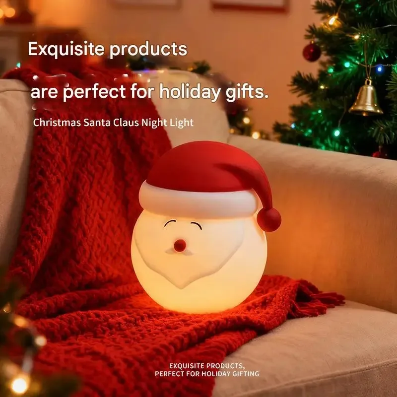 Рождественские подарки перезаряжаемый ночник Санта-Клауса креативная праздничная атмосфера украшение для спальни Pat Light для праздничного декора
Рождественские подарки перезаряжаемый ночник Санта-Клауса креативная праздничная атмосфера украшение для спальни Pat Light для праздничного декора