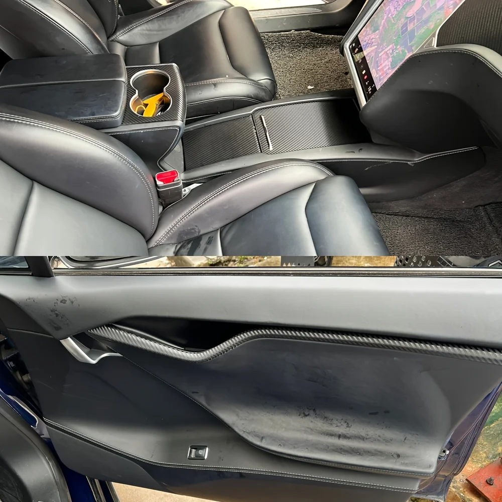 Для Tesla Model S 2014-2020 внутренняя центральная панель управления дверная ручка 5D наклейки из углеродного волокна наклейки аксессуары для стайлинга автомобилей
Для Tesla Model S 2014-2020 внутренняя центральная панель управления дверная ручка 5D наклейки из углеродного волокна наклейки аксессуары для стайлинга автомобилей