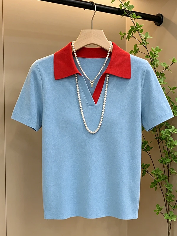 plus Size Summer Women's Asymmetric Color Block Short Sleeve T-Shirt Versatile Slimming Top Korean Style Commute Fashion
plus Size Summer Women's Asymmetric Color Block Short Sleeve T-Shirt Versatile Slimming Top Korean Style Commute Fashion