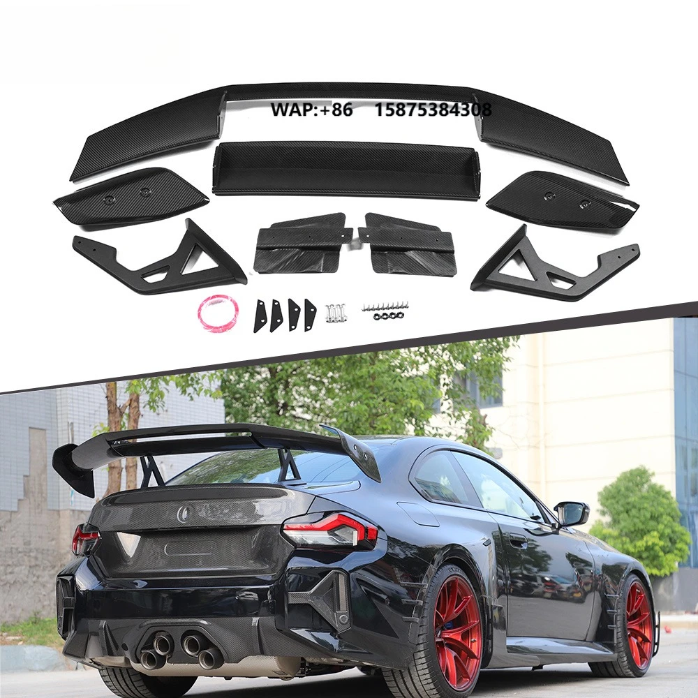 Dry Carbon Fiber ADR3 Style Swan Neck Rear Tail Wing Trunk Double Layer GT Spoiler Boot Racing Spoiler for G80 M3 M4
Dry Carbon Fiber ADR3 Style Swan Neck Rear Tail Wing Trunk Double Layer GT Spoiler Boot Racing Spoiler for G80 M3 M4