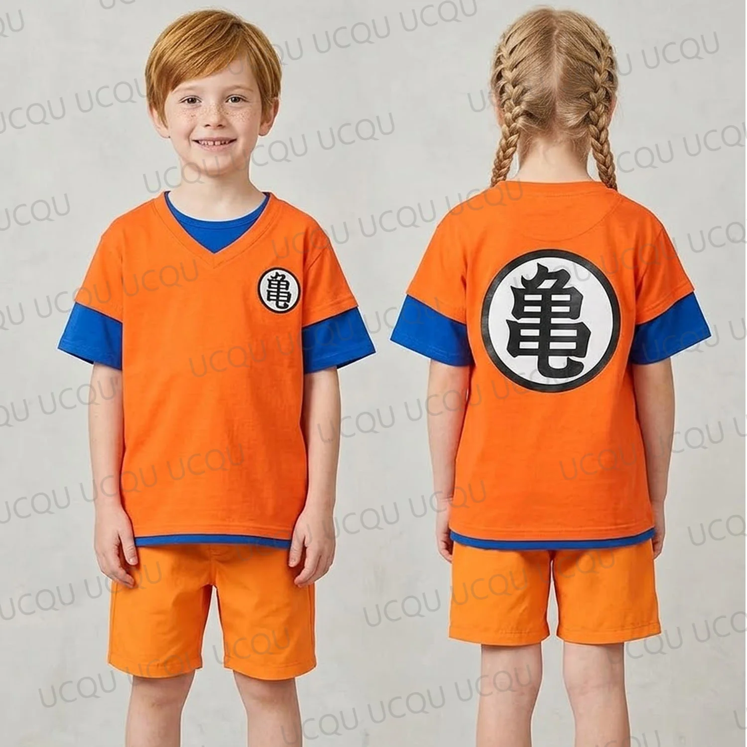 2026 New Fun Summer Kids Dragon Ball Goku Kame Gi Inspired Short Sleeve Shirt and Shorts Set
2026 New Fun Summer Kids Dragon Ball Goku Kame Gi Inspired Short Sleeve Shirt and Shorts Set