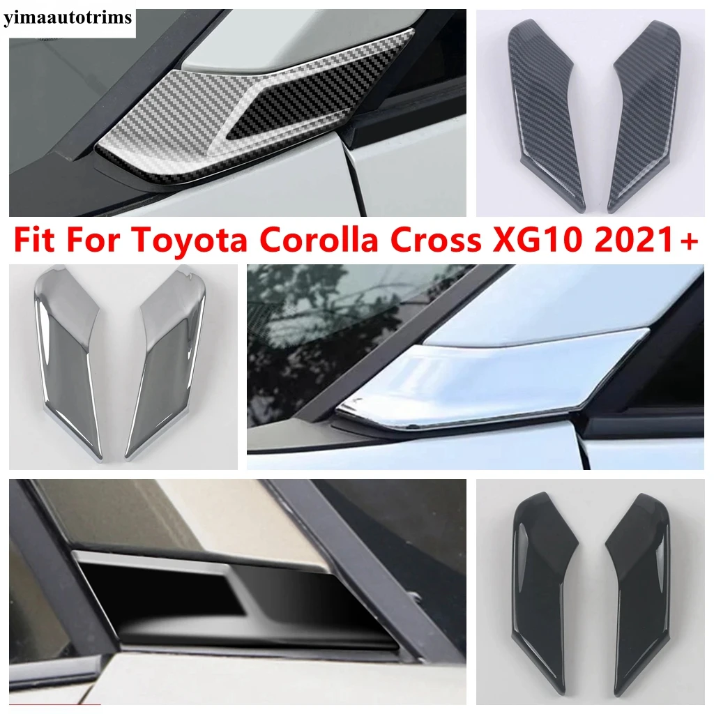 Car Window A Pillar Side Triangle Panel Column Frame Cover Trim ABS Chrome Accessories For Toyota Corolla Cross XG10 2021 - 2025
Car Window A Pillar Side Triangle Panel Column Frame Cover Trim ABS Chrome Accessories For Toyota Corolla Cross XG10 2021 - 2025
