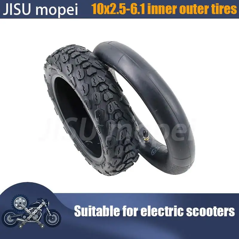 Внешняя шина и внутренняя камера 10x2.50-6.1 для 10-дюймовых самокатов Xiaomi M365 1S Pro Series, только для использования по бездорожью.
Внешняя шина и внутренняя камера 10x2.50-6.1 для 10-дюймовых самокатов Xiaomi M365 1S Pro Series, только для использования по бездорожью.