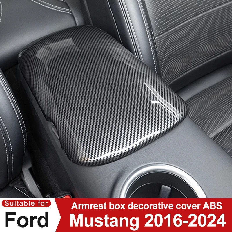 For Ford Mustang 2016-2024 Car Armrest Box Decorative Protective Cover ABS Carbon Car Interior Sticker Modification Accessories
For Ford Mustang 2016-2024 Car Armrest Box Decorative Protective Cover ABS Carbon Car Interior Sticker Modification Accessories