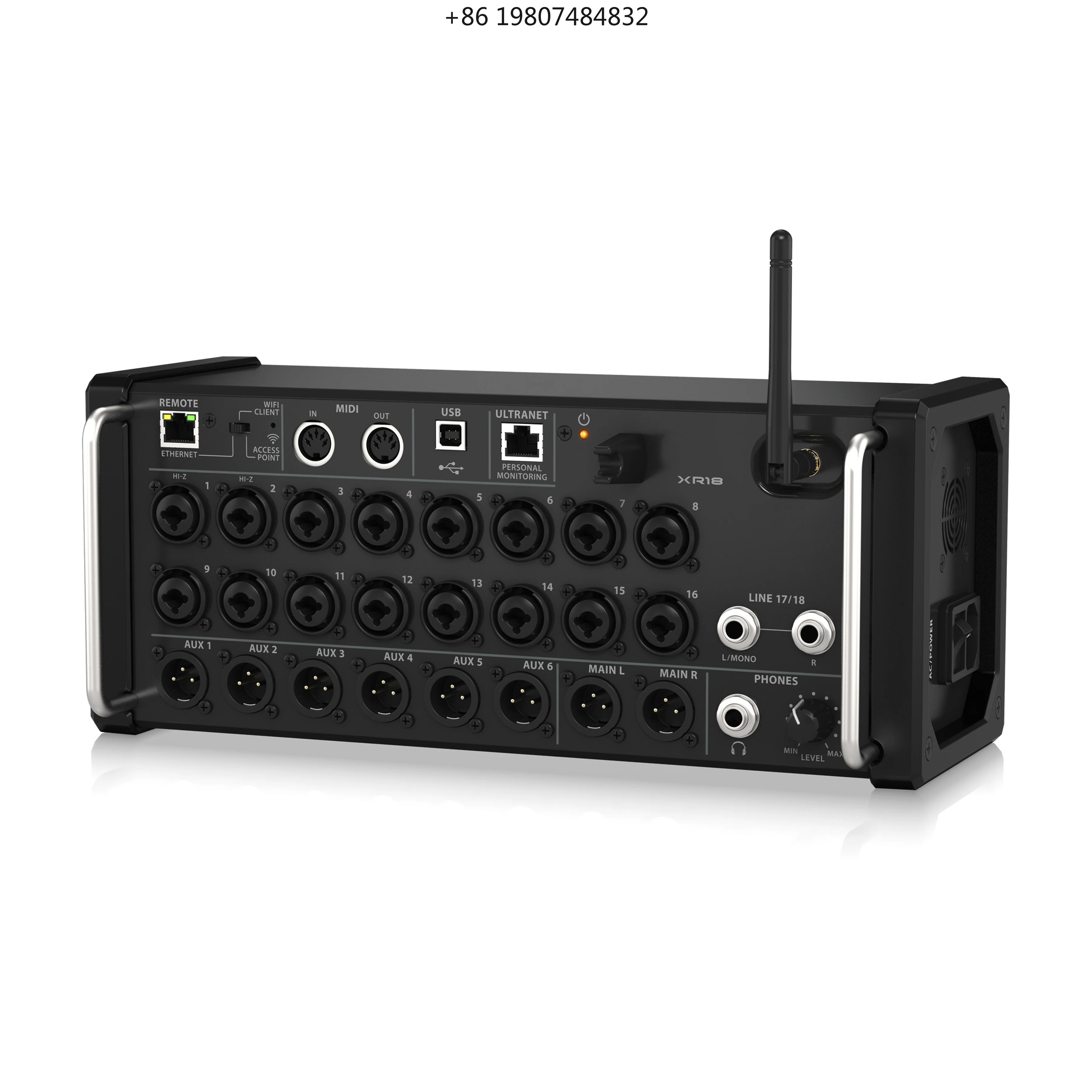Construction Studio & DJ Use Multi-Track Recording XR18 18-Channel Digital Mixing Console with Bluetooth/USB Plastic & Metal
Construction Studio & DJ Use Multi-Track Recording XR18 18-Channel Digital Mixing Console with Bluetooth/USB Plastic & Metal