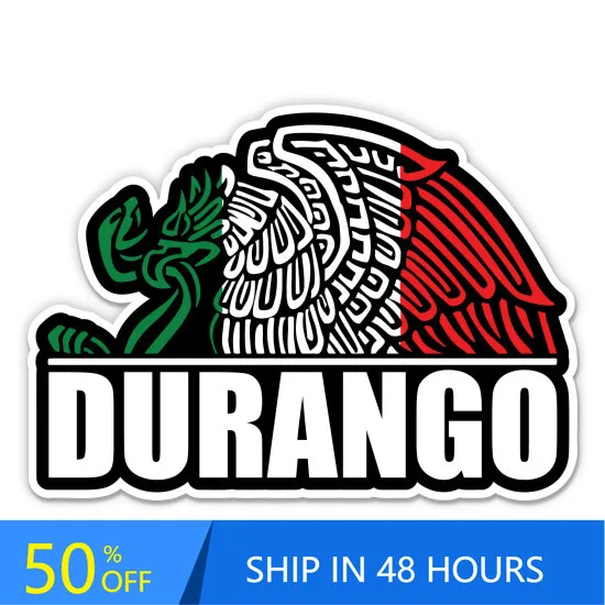 Durango Mexico MX Bandera Vintage Truck Laptop Motor Home Car Waterproof Vinyl Decal Sticker Trendy Unique Cool
Durango Mexico MX Bandera Vintage Truck Laptop Motor Home Car Waterproof Vinyl Decal Sticker Trendy Unique Cool