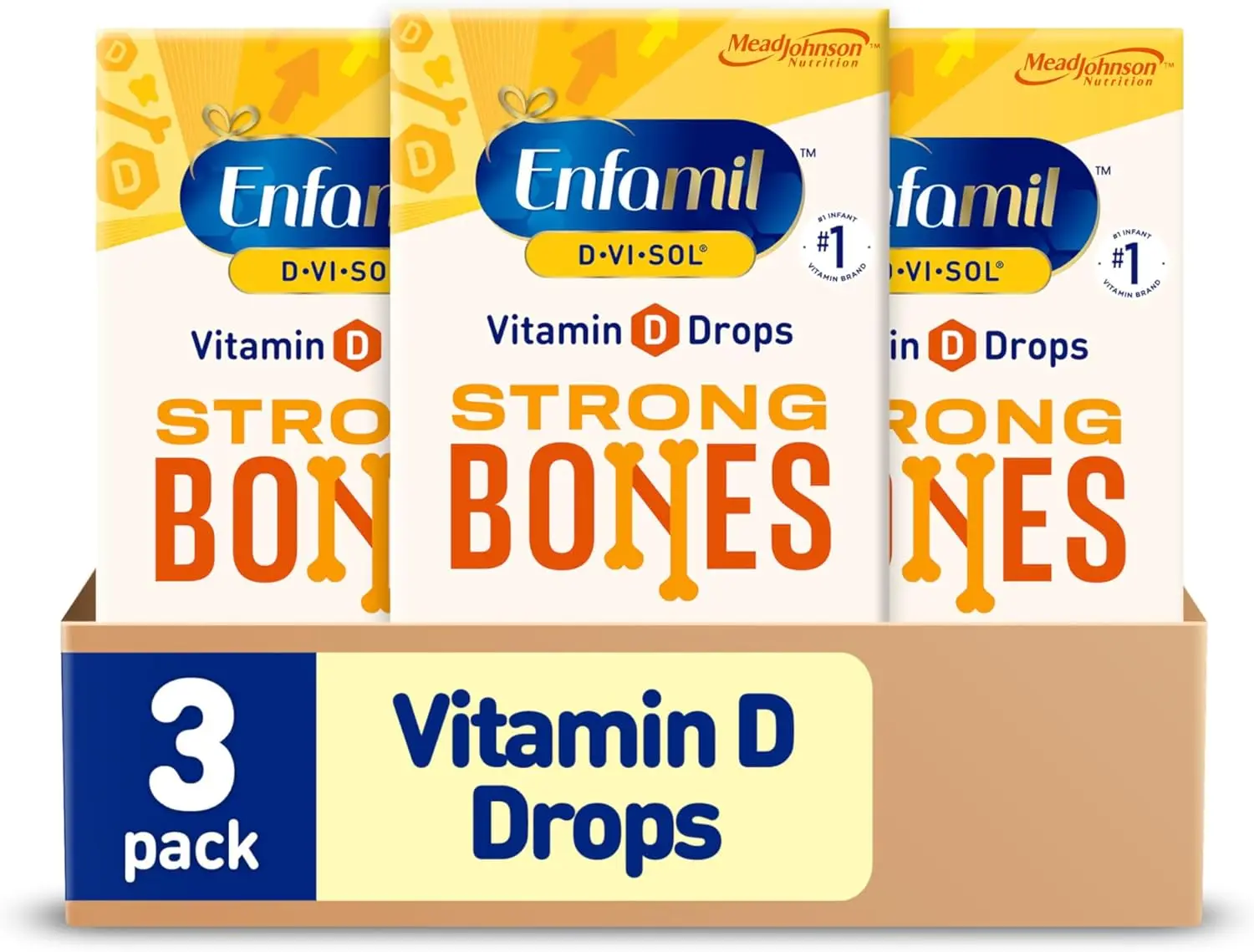 Vitamin D Drops for Infants, 50 mL, Pack of 3, Supports Strong Teeth & Bones, Gluten-Free
Vitamin D Drops for Infants, 50 mL, Pack of 3, Supports Strong Teeth & Bones, Gluten-Free