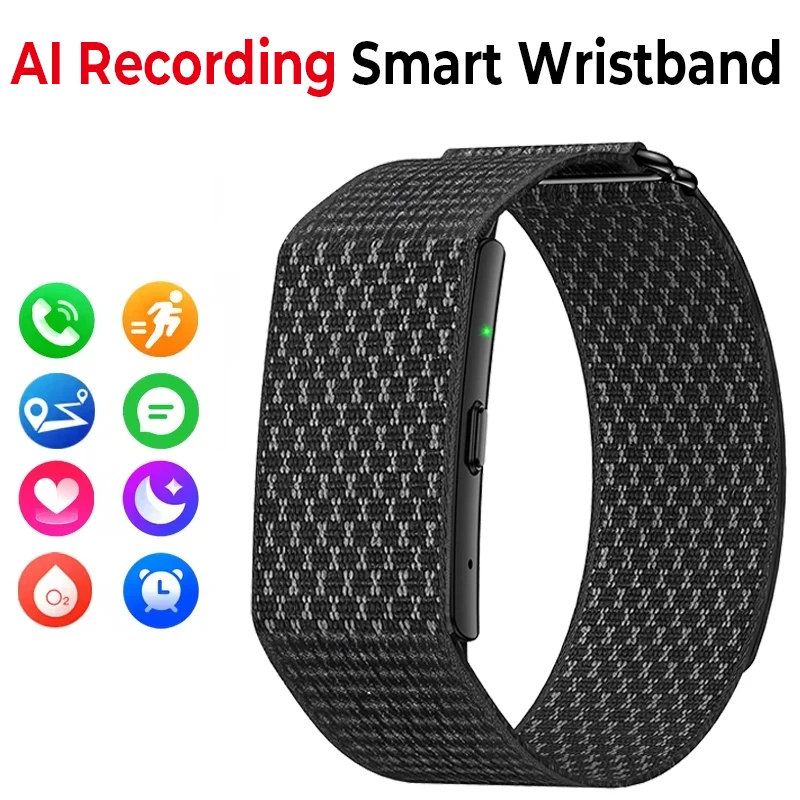 New Smart Watch with AI recording for Men Women Waterproof Fitness Smart Bracelet Sports Band Heart Rate Blood Pressure Monitor
New Smart Watch with AI recording for Men Women Waterproof Fitness Smart Bracelet Sports Band Heart Rate Blood Pressure Monitor