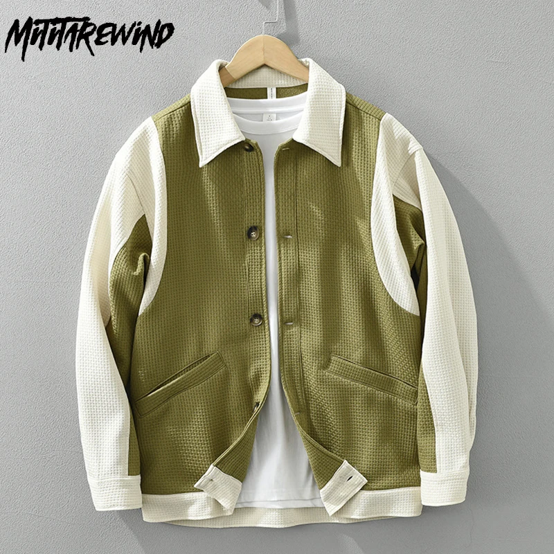 Spring Autumn New Long Sleeve Men's Shirts High Street Youth Fashion Loose Overshirt Patchwork Design Shirt Fresh Causal Shirts
Spring Autumn New Long Sleeve Men's Shirts High Street Youth Fashion Loose Overshirt Patchwork Design Shirt Fresh Causal Shirts