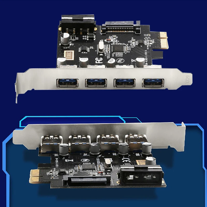 Карта расширения Usb3.0 Контроллер карты PCIE Sata USB3.0 Адаптер расширения HUB Удлинитель Конвертер PCIe Разветвитель Адаптер Riser Card
Карта расширения Usb3.0 Контроллер карты PCIE Sata USB3.0 Адаптер расширения HUB Удлинитель Конвертер PCIe Разветвитель Адаптер Riser Card