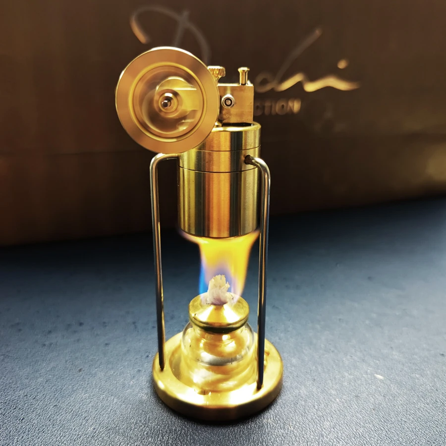 Mini Live Steam Engine Brass Three-legged Swing Single Cylinder Engine Science Education Toy
Mini Live Steam Engine Brass Three-legged Swing Single Cylinder Engine Science Education Toy