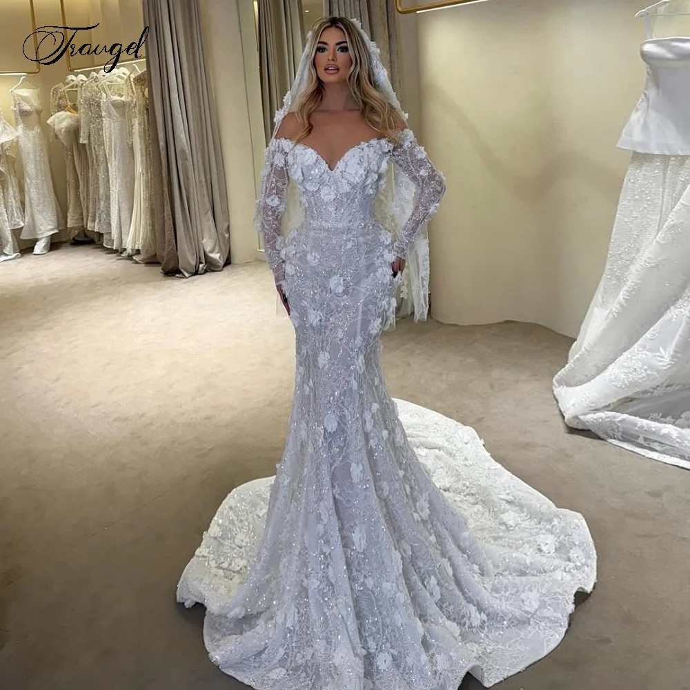 Customizedh Mermaid Sexy Wedding Dresses Sweetheart Off The Shoulder Vestido De Novia Lace Embroidery Flowers Robe De Mariee
Customizedh Mermaid Sexy Wedding Dresses Sweetheart Off The Shoulder Vestido De Novia Lace Embroidery Flowers Robe De Mariee