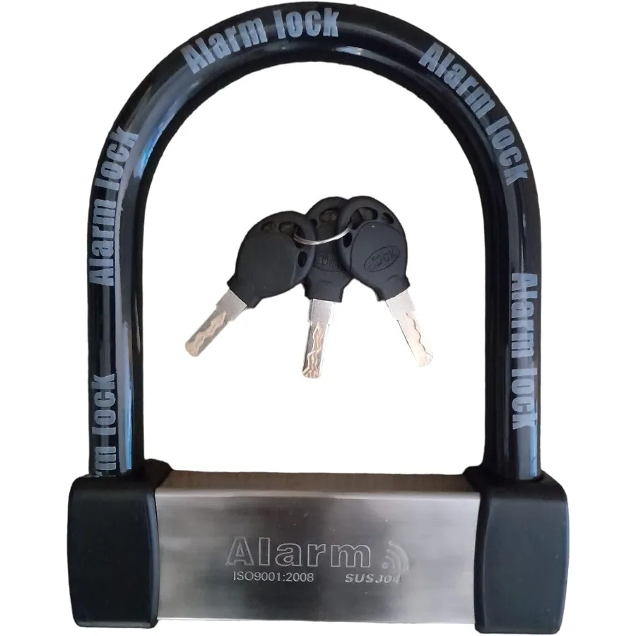 Heavy Duty Anti Theft Alarm U Lock for EBikes Scooters Motorcycles 16mm Stainless Steel with 3 Keys Weatherproof Design for Sec
Heavy Duty Anti Theft Alarm U Lock for EBikes Scooters Motorcycles 16mm Stainless Steel with 3 Keys Weatherproof Design for Sec