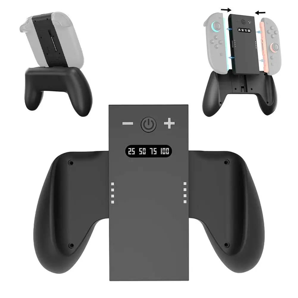 Charging Grip For Switch 2 Controller JoyCon Handle Charger Dock Fast Charging Long-lasting Battery Life Ergonomic Design J5I8
Charging Grip For Switch 2 Controller JoyCon Handle Charger Dock Fast Charging Long-lasting Battery Life Ergonomic Design J5I8