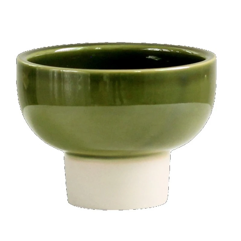 Green ceramic flower pot tall foot succulent mountain turtle plant green plant creative personality fern coarse pottery
Green ceramic flower pot tall foot succulent mountain turtle plant green plant creative personality fern coarse pottery