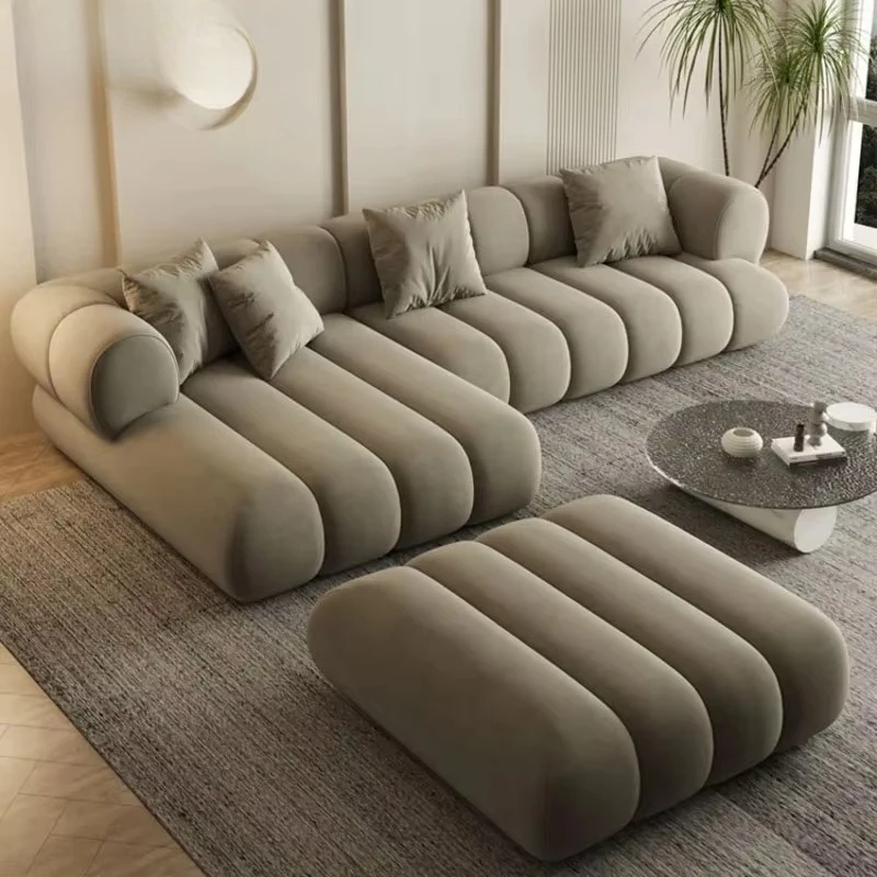 Modern corner L-shaped luxury sofa bed living room furniture home lounge living room leisure combination sofa set
Modern corner L-shaped luxury sofa bed living room furniture home lounge living room leisure combination sofa set