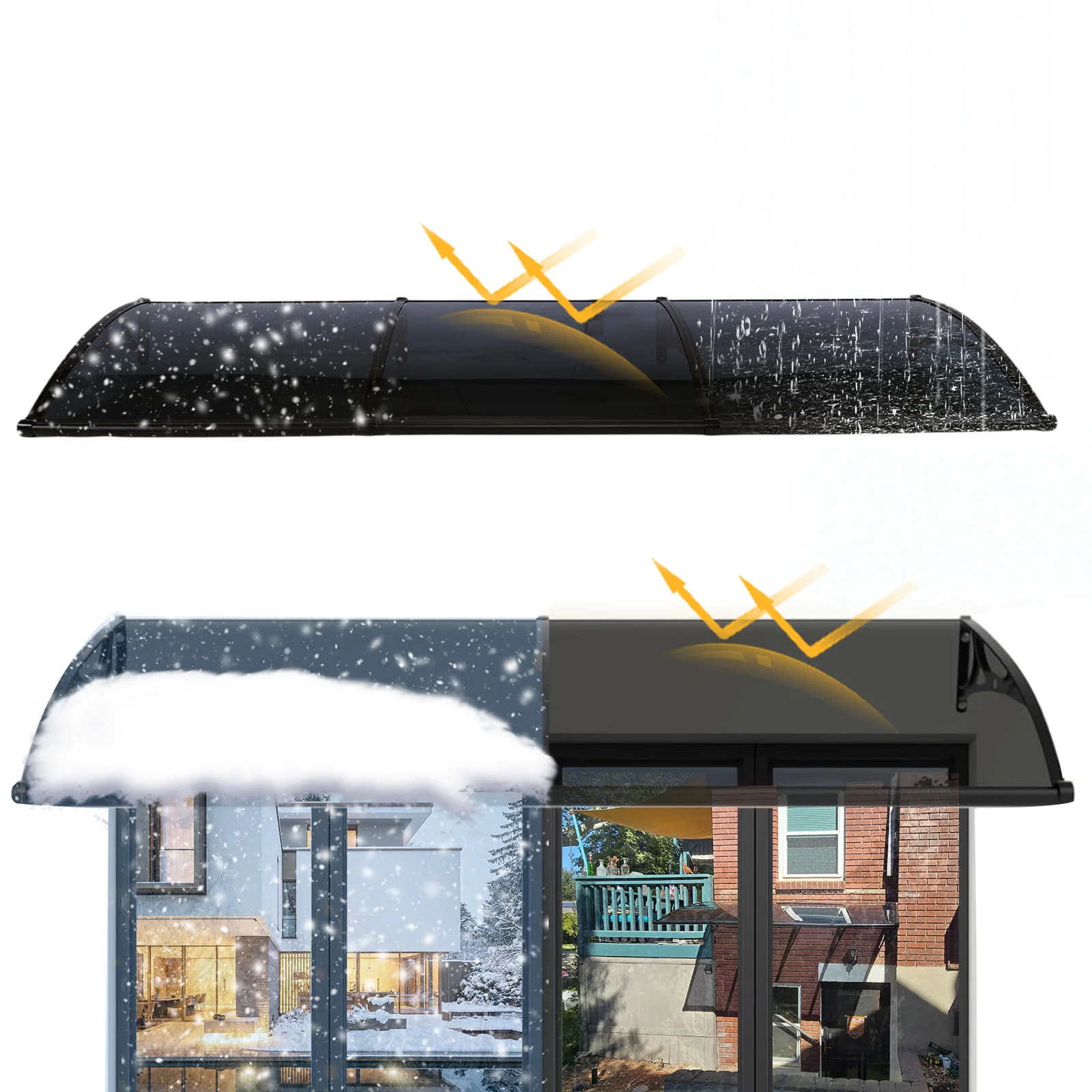 Алюминиевый тент для патио, поликарбонатный тент для окон, дверей, окон, дверей, тент для патио для окон на открытом воздухе
Алюминиевый тент для патио, поликарбонатный тент для окон, дверей, окон, дверей, тент для патио для окон на открытом воздухе