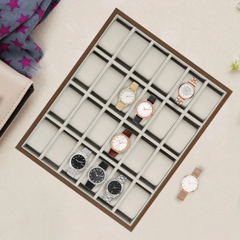 24-Compartment Watch Box Grey Watch Box Organizer for Men and Woman Elegant
24-Compartment Watch Box Grey Watch Box Organizer for Men and Woman Elegant