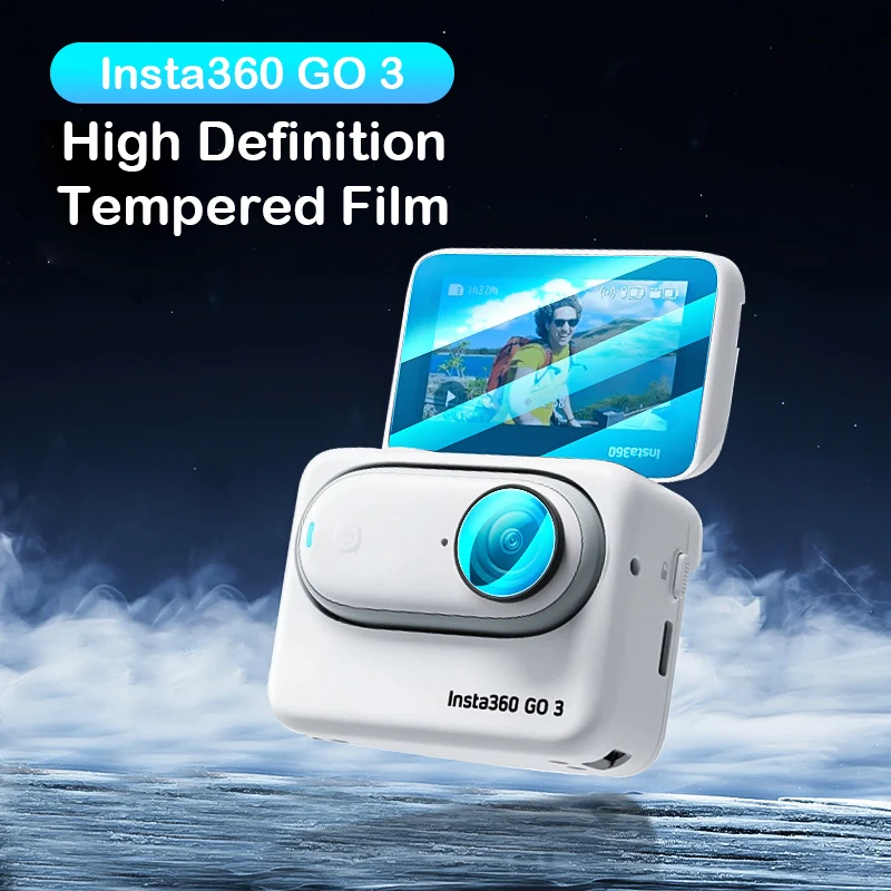 Для экрана Insta360 Go3 и объектива закаленное стекло Защита для экшн-камеры защита от царапин защитная пленка аксессуары
Для экрана Insta360 Go3 и объектива закаленное стекло Защита для экшн-камеры защита от царапин защитная пленка аксессуары