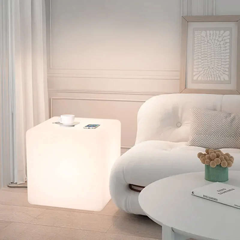 Bedside Glow Cabinet White Cube Floor Lamp 3D Decorative Sofa Coffee Table Bedside Lamp Luxury Decorative Night Lights furniture
Bedside Glow Cabinet White Cube Floor Lamp 3D Decorative Sofa Coffee Table Bedside Lamp Luxury Decorative Night Lights furniture