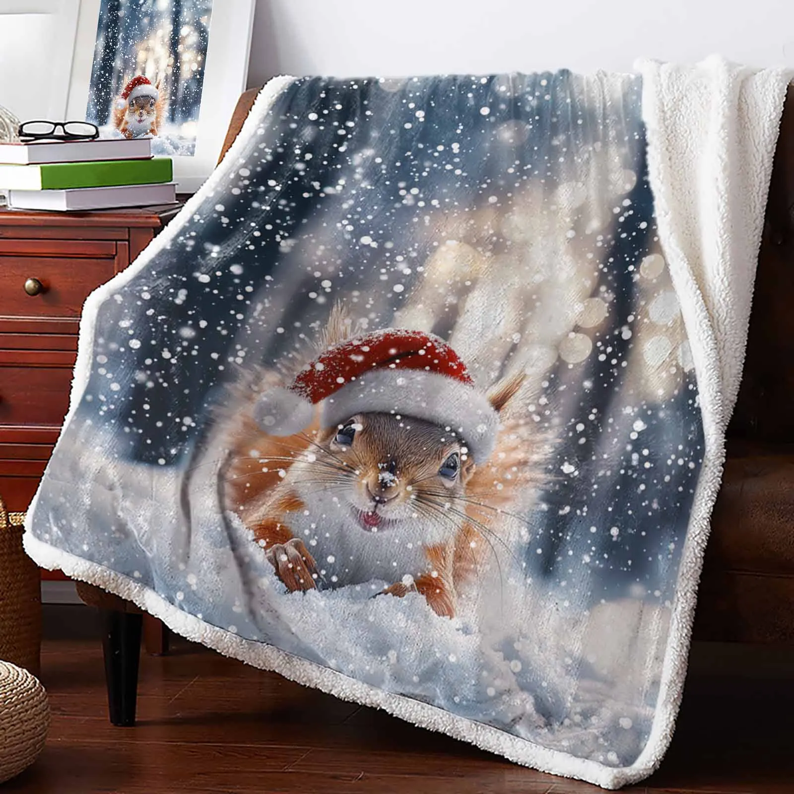 Christmas And Winter Snowflakes Cashmere Blanket Warm Winter Soft Throw Blankets For Beds Sofa Wool Blanket Bedspread
Christmas And Winter Snowflakes Cashmere Blanket Warm Winter Soft Throw Blankets For Beds Sofa Wool Blanket Bedspread