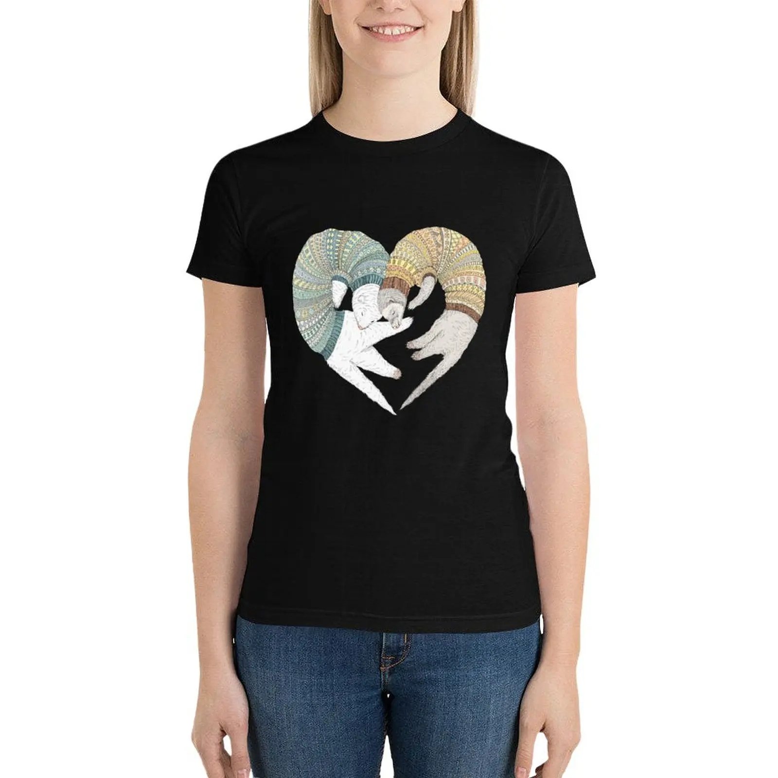 Ferret sleep T-Shirt Short sleeve tee hippie clothes plus size tops t shirt dress Women
Ferret sleep T-Shirt Short sleeve tee hippie clothes plus size tops t shirt dress Women
