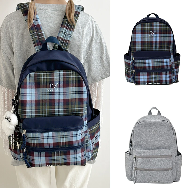 New Plaid Backpack Female Large Travel School Bag Ladies Book Bags Women Men Students Laptop College Backpack ForTeenager Girls
New Plaid Backpack Female Large Travel School Bag Ladies Book Bags Women Men Students Laptop College Backpack ForTeenager Girls