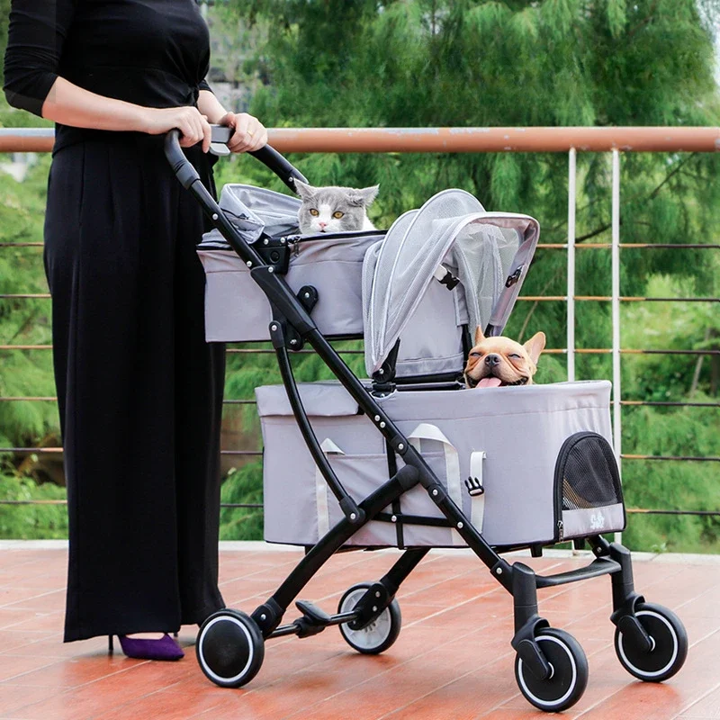 Double layer pet cart,Multi pet buggy,Small and medium-sized pet carts,detachable pet stroller,Cat and Dog Universal pet Cart
Double layer pet cart,Multi pet buggy,Small and medium-sized pet carts,detachable pet stroller,Cat and Dog Universal pet Cart