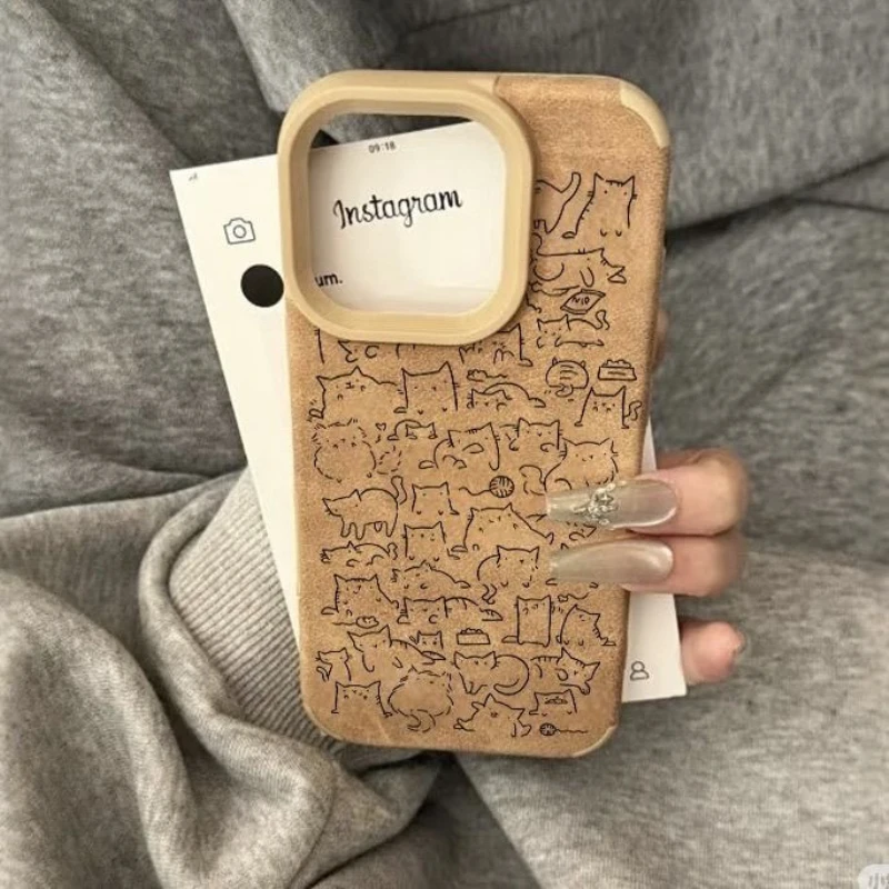 cute cartoon cats matte shockproof phone case for iphone 17 pro max 16 plus 15 14 13 11 silicon cover for iphone 12 bumper shell
cute cartoon cats matte shockproof phone case for iphone 17 pro max 16 plus 15 14 13 11 silicon cover for iphone 12 bumper shell
