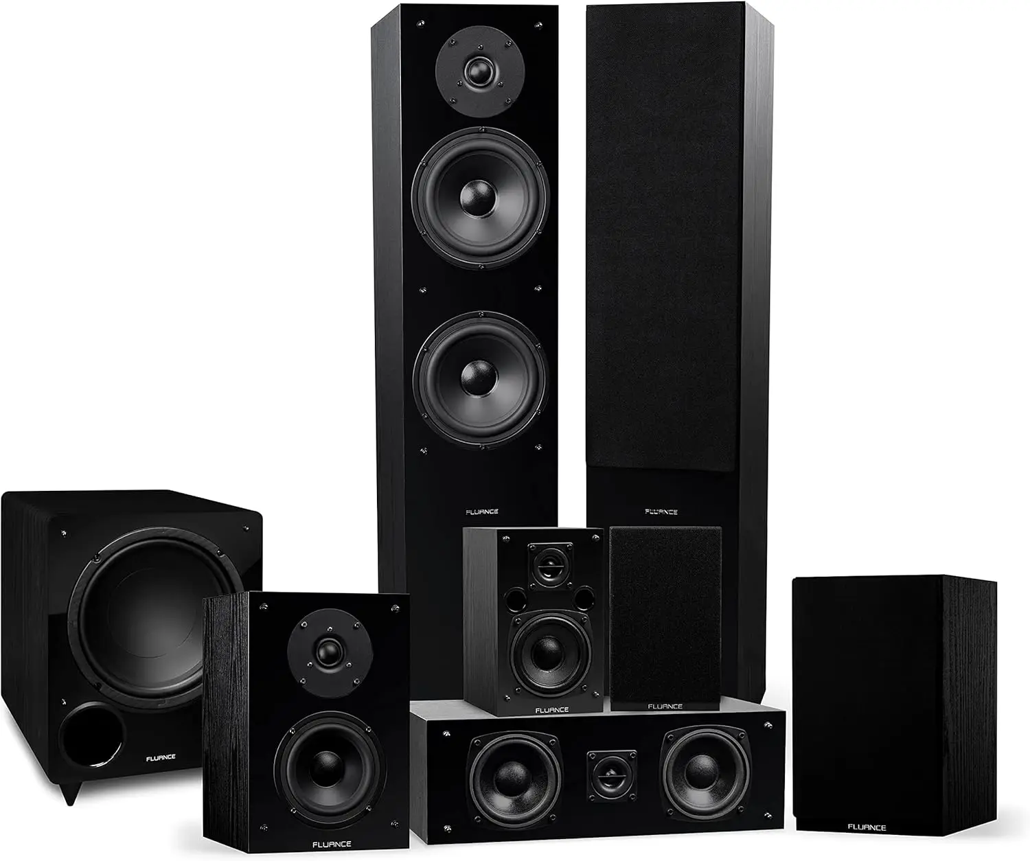 Elite High Definition Surround Sound Home Theater 7.1 Speaker System Including Floorstanding Towers, Center Channel, Surround, R
Elite High Definition Surround Sound Home Theater 7.1 Speaker System Including Floorstanding Towers, Center Channel, Surround, R