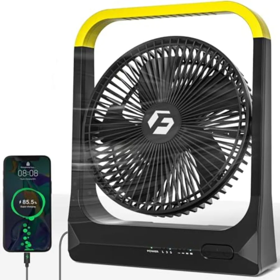 20800mAh Battery Powered Fan, USB-C Fast Rechargeable Portable Fan 80H Long Lasting, 8 Inch Outdoor Fan with 3350RPM Strong Win
20800mAh Battery Powered Fan, USB-C Fast Rechargeable Portable Fan 80H Long Lasting, 8 Inch Outdoor Fan with 3350RPM Strong Win