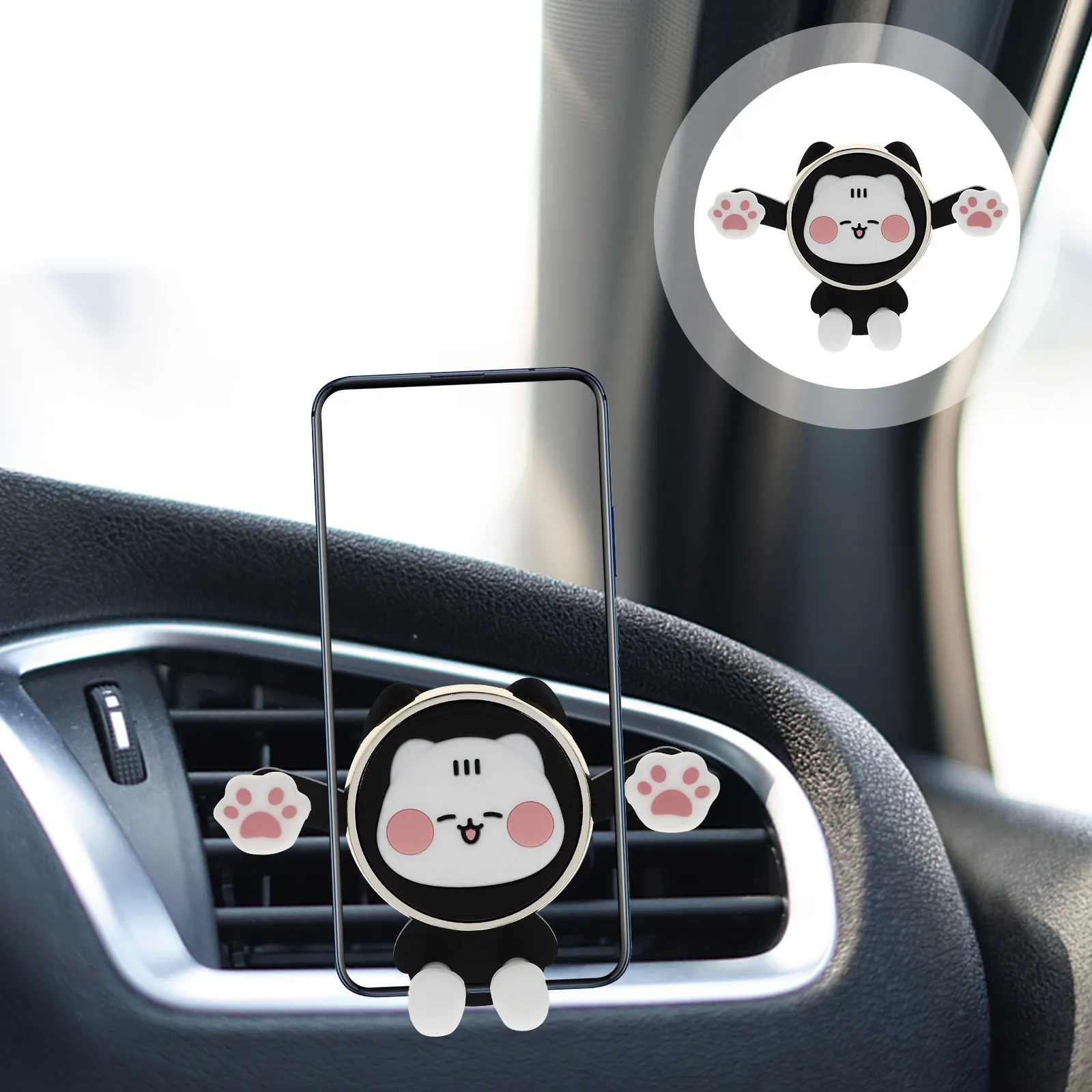 Car Phone Holder ABS Black Dashboard Air Outlet Adjustable Mobile Support Universal Mount GPS Rack Accessories
Car Phone Holder ABS Black Dashboard Air Outlet Adjustable Mobile Support Universal Mount GPS Rack Accessories