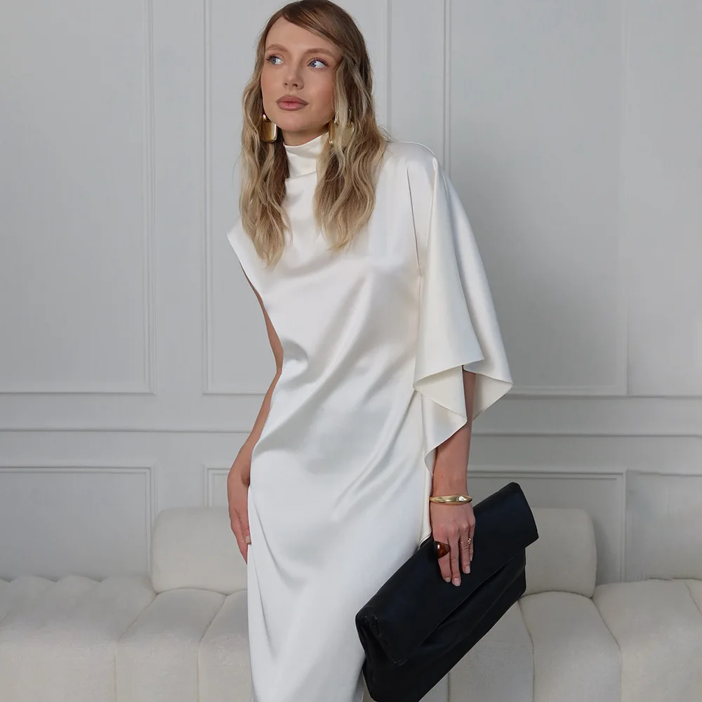 Необычное сексуальное платье макси для выпускного вечера с одним рукавом, женское элегантное белое модное водолазка с высоким разрезом, вечерние вечерние длинные платья, женские
Необычное сексуальное платье макси для выпускного вечера с одним рукавом, женское элегантное белое модное водолазка с высоким разрезом, вечерние вечерние длинные платья, женские