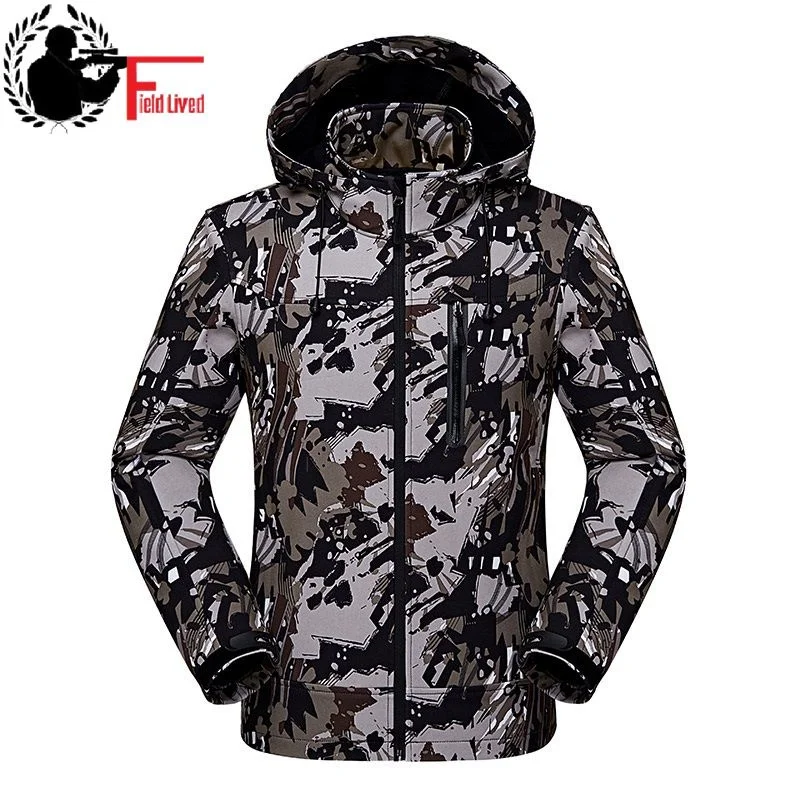 High Quality 2023 Spring Autumn Out Door Soft Shell Men Camo Jacket Hooded Zipper Waterproof Camouflage Male Size L-5XL
High Quality 2023 Spring Autumn Out Door Soft Shell Men Camo Jacket Hooded Zipper Waterproof Camouflage Male Size L-5XL