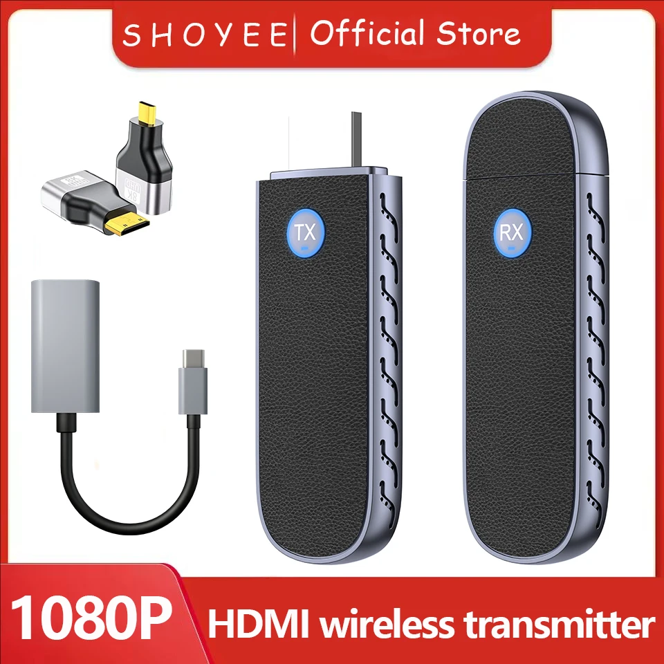 50M 1080P HDMI-Compatible Wireless Transmission Transmitter Receiver Video TV Stick Display Extender For Camera Laptop PC to TV
50M 1080P HDMI-Compatible Wireless Transmission Transmitter Receiver Video TV Stick Display Extender For Camera Laptop PC to TV
