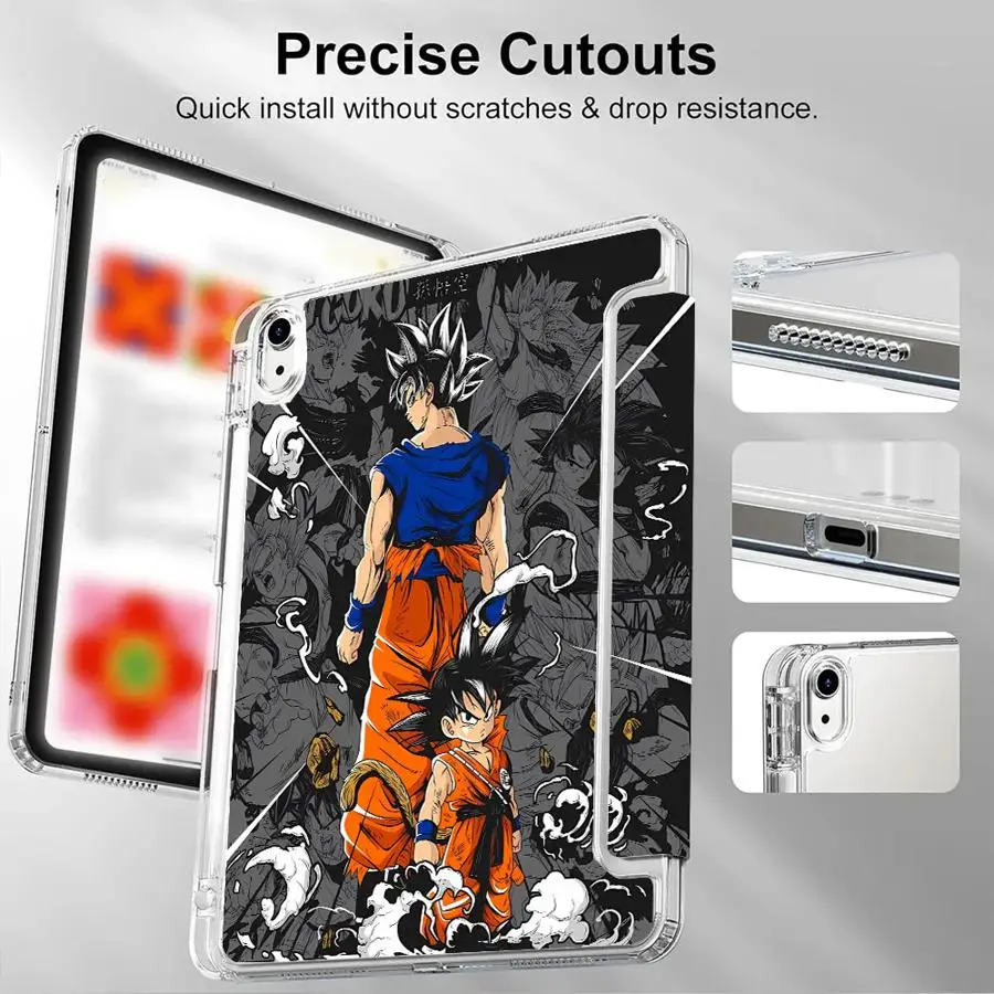 Tablet Case For iPad Air 4 5 M3 M2 M4 11inch 11th 10th 9th 8th 7th 12.9inch Pro 2025 Mini 6 7 Holder Cover Y-Fold DragonS BallS
Tablet Case For iPad Air 4 5 M3 M2 M4 11inch 11th 10th 9th 8th 7th 12.9inch Pro 2025 Mini 6 7 Holder Cover Y-Fold DragonS BallS